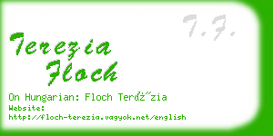 terezia floch business card